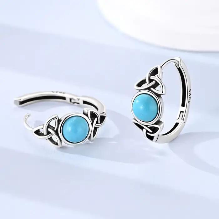 Boucles d'oreilles originales en argent Sterling 925