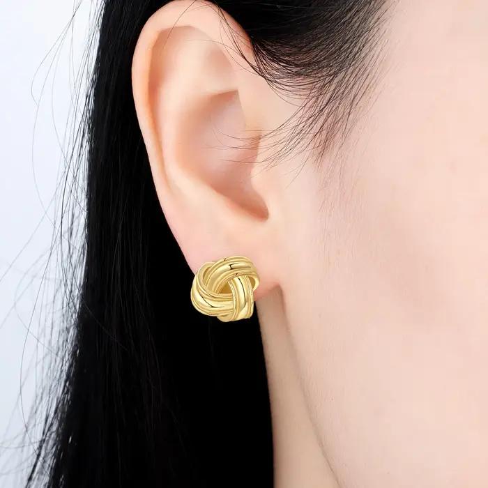 MISEFF – boucles d'oreilles en argent Sterling S925