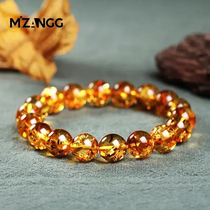 Bracelet en Cire d'Abeille Naturelle Ambre