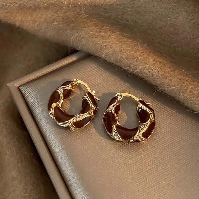 Boucles d'oreilles Vintage en forme de U pour femmes