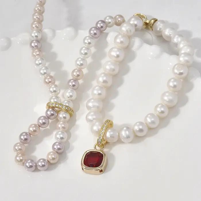 Fermoirs plaqués or 18K 14K rhodium ou argent pour bijoux amplificateurs de pendentifs pour bracelet collier et accessoires occasions spéciales