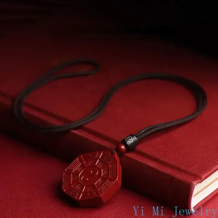 JOVintage-Pendentif de minerai brut naturel pour hommes et femmes