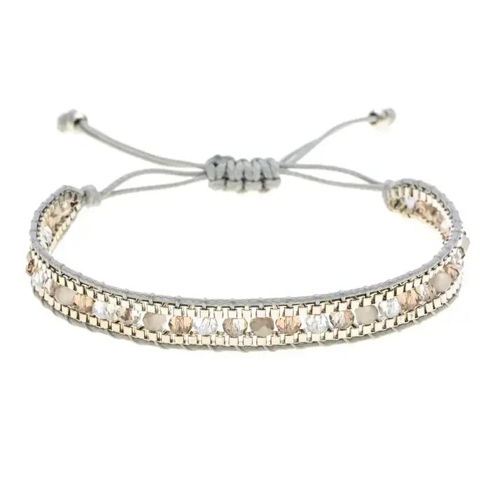 Bracelet perlé en cristal original
