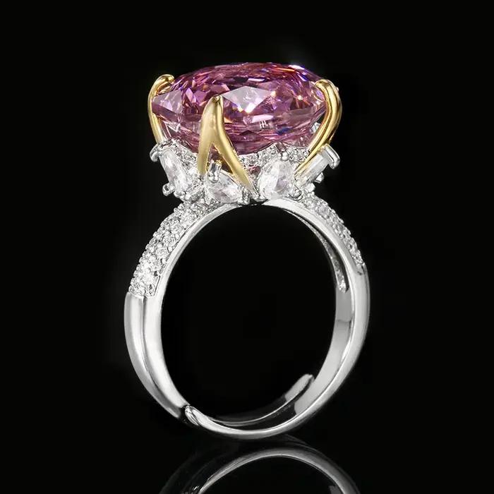 Grande bague en pierre pour femmes