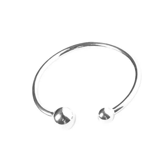 Bracelet Foxanry Minimaliste à la Mode Plaqué Argent avec Zircone Cubique Cadeau d'Anniversaire et Occasions Spéciales Femme
