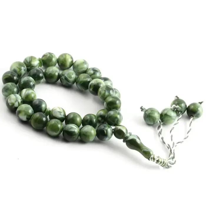 Bracelet de Yoga en Pierre Semi Précieuse Chapelet Rond Boho Religieux Isla Musulman Occasions Spéciales Pratique Méditation
