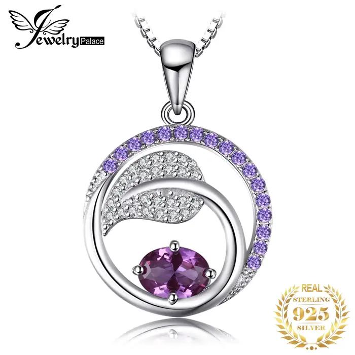JewelryPalace – collier avec pendentif en argent Sterling 925 pour femme, bijou en forme d'alexandri