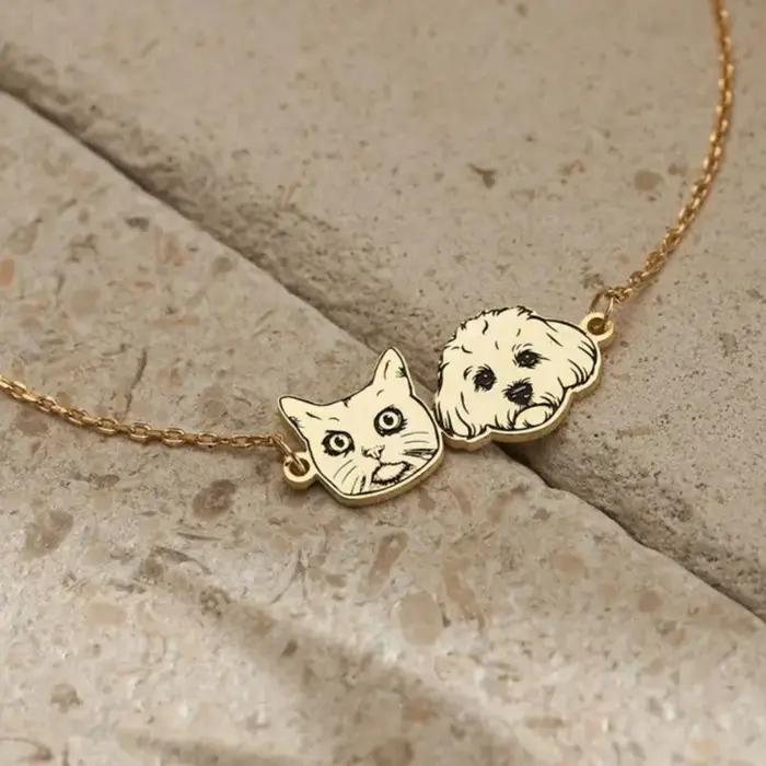 Bracelet personnalisé avec Portrait d'animal de compagnie