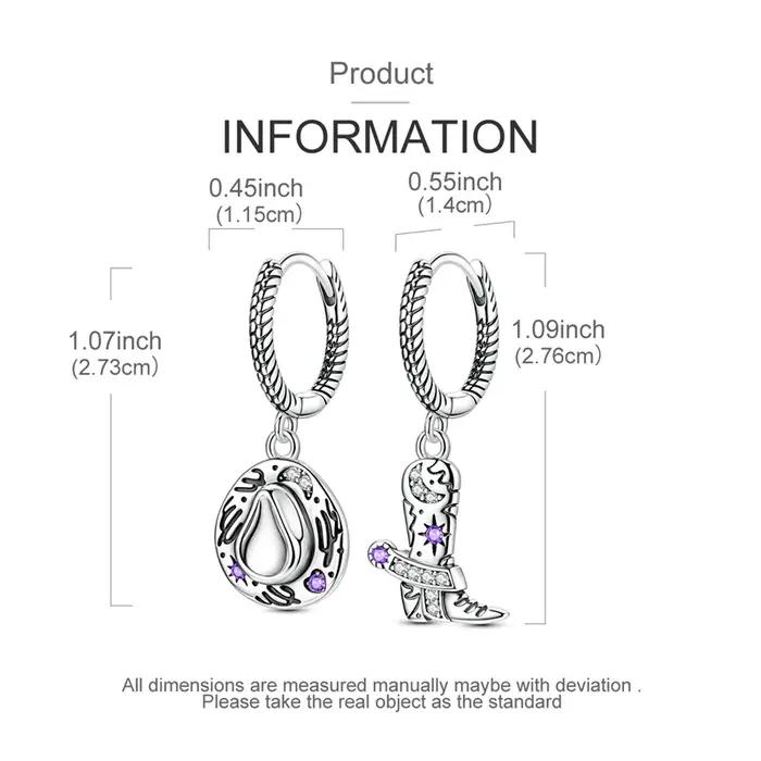 Boucles d'oreilles en argent sterling 925 avec zirconium blanc pour femmes style vintage pour occasions spéciales soirée party mariage anniversaire cadeau