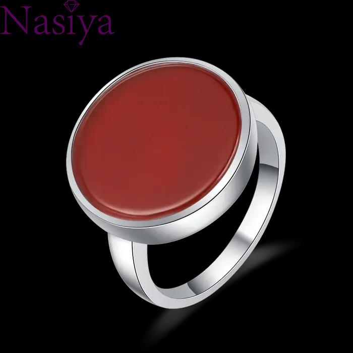 Bague en pierre naturelle Lapis Agate Malachite