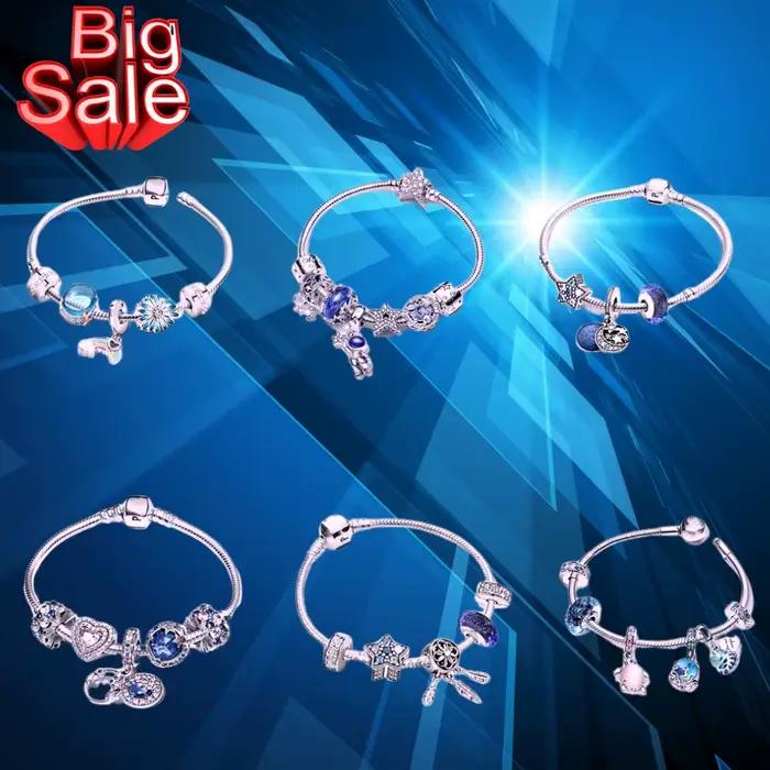 Bracelets à main en argent Sterling 2025 Original pour femmes