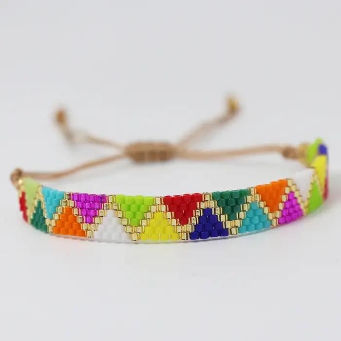 Miyuki – Bracelet de perles tissé de Style Boho pour femmes