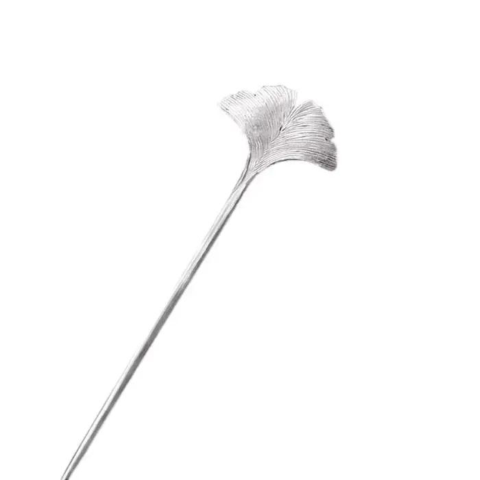 Épingle à cheveux en forme de feuille d'abricot pour femmes, bijoux originaux de styliste, diadème e