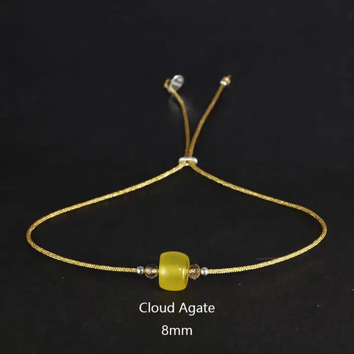 Bracelet en pierre de lune fait à la main
