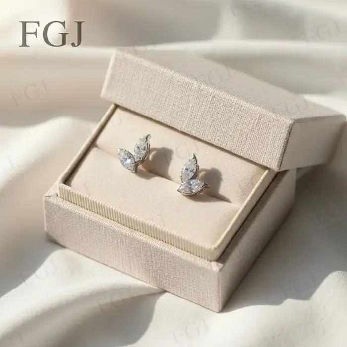 Boucles d'oreilles personnalisées en argent Sterling 925