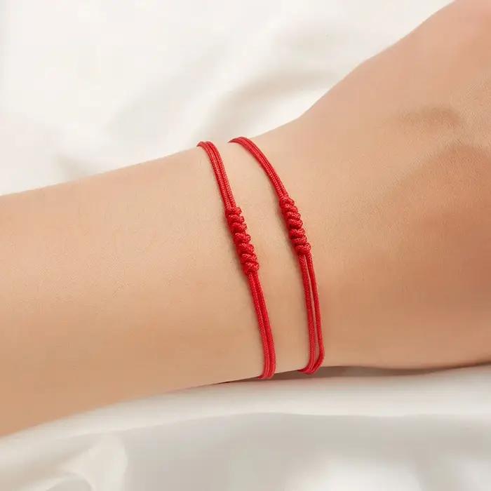 Bracelet à nœud fait à la main pour femmes et hommes
