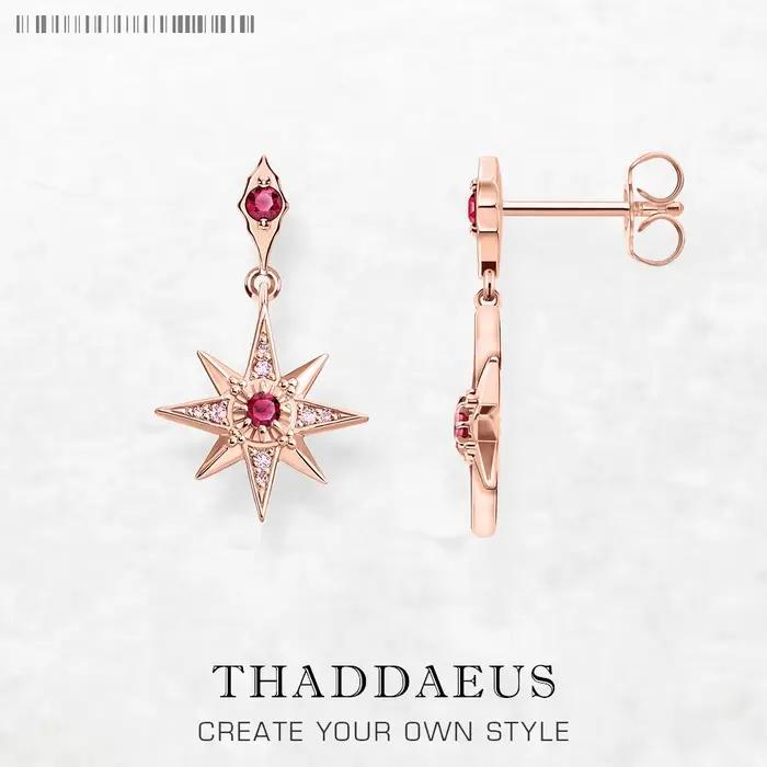 Boucles d'oreilles délicates étoile magique rose, mode européenne, ressemble de rêve, bijoux pour fe