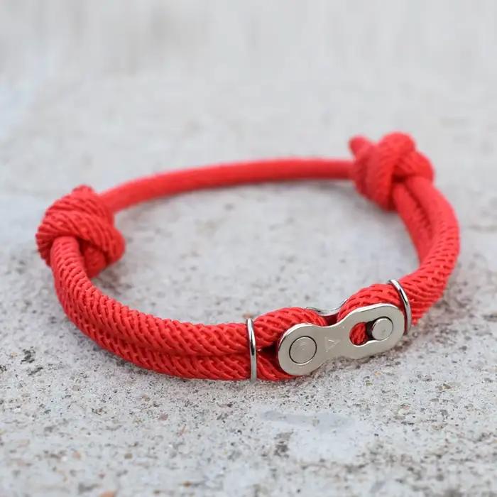 Biker Bracelet à breloques hommes Bracelet tresse corde chaîne moto vélo Style Bracelets mode Punk Bracelets bijoux réglable
