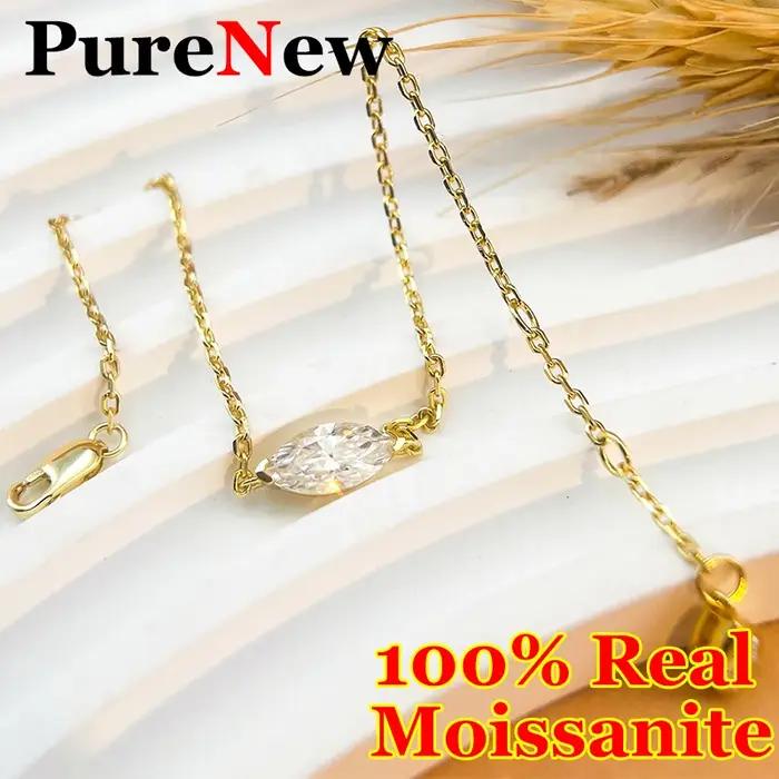 Bracelet en moissanite PureNew Classic 1ct Marquise
