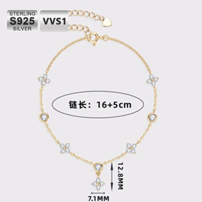 ICEBLING – Bracelets Moissanite classiques de luxe pour femmes