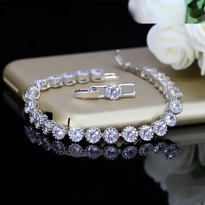 Bracelets de Tennis en pierre de zircone pour femmes
