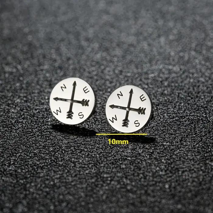 Boucle d'Oreille Piercing Tragus en Acier Inoxydable pour Fille, Boussole, Étoile, Princesse, Reine,