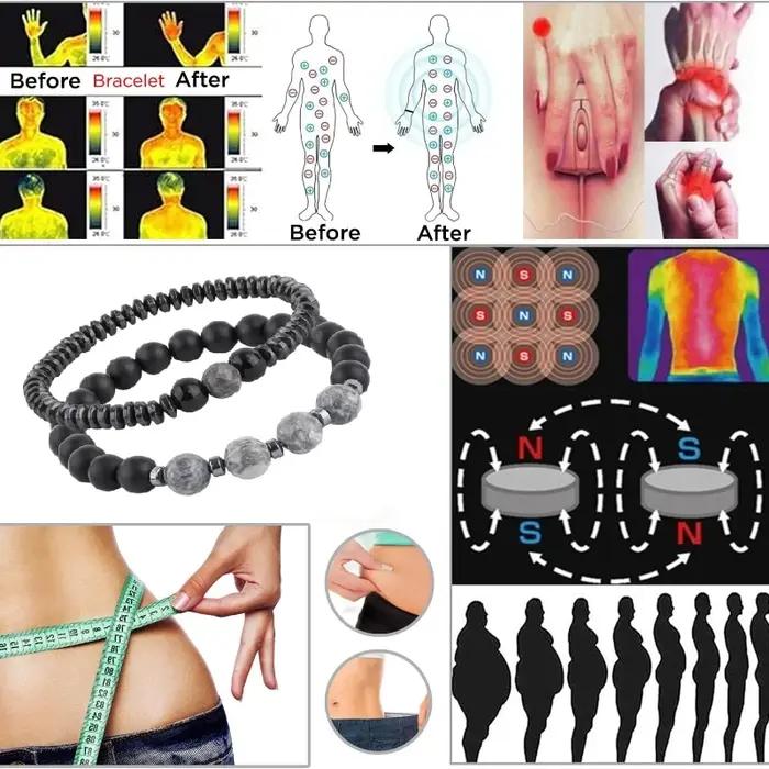 Bracelet de guérison magnétique soulagement de la douleur de l'arthrite