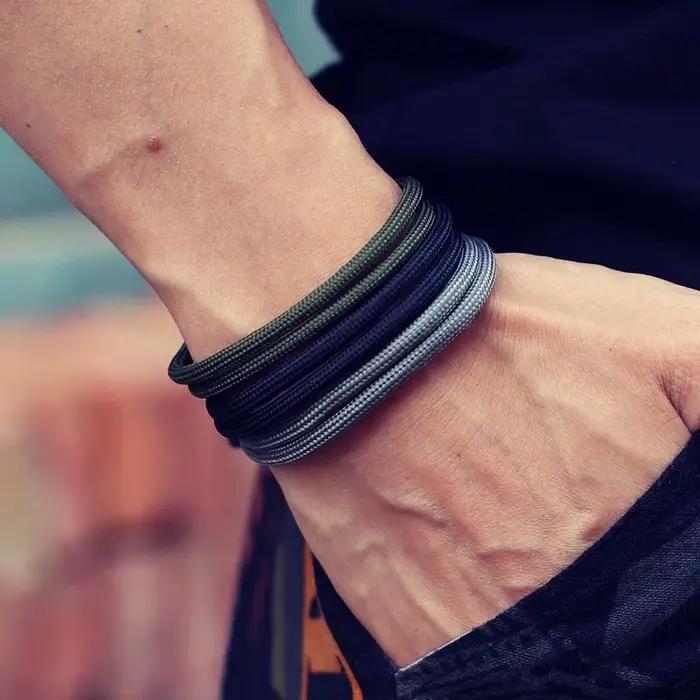 Ensemble de bracelets en paracorde pour hommes