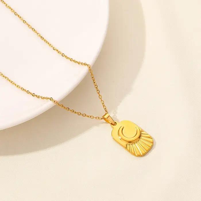 Collier Classique en Acier Inoxydable pour Homme et Femme