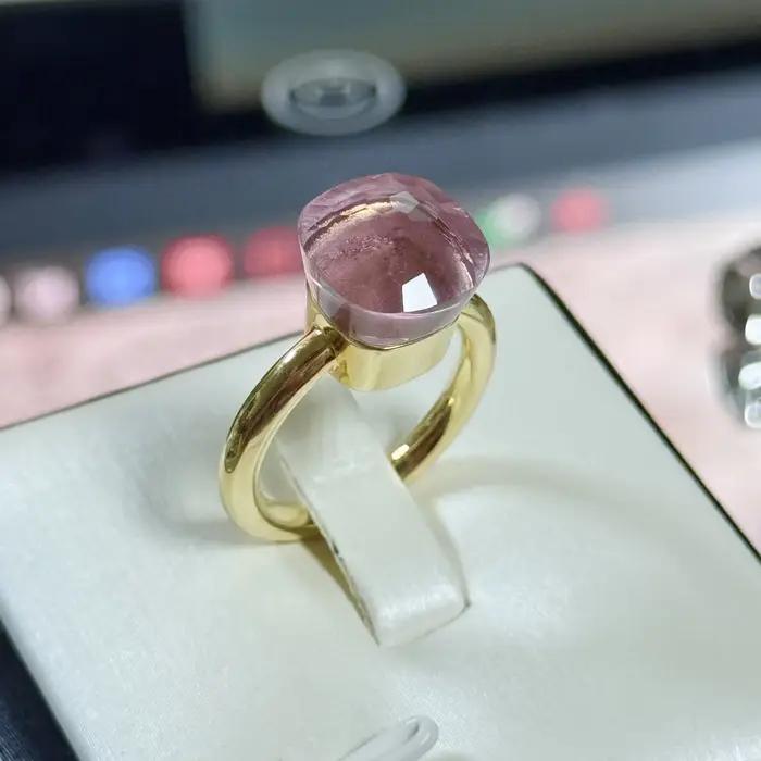 Bague en cristal empilable classique pour femme