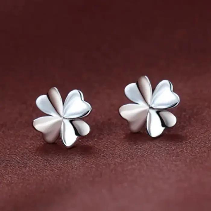 Boucles d'oreilles élégantes en argent Sterling 925