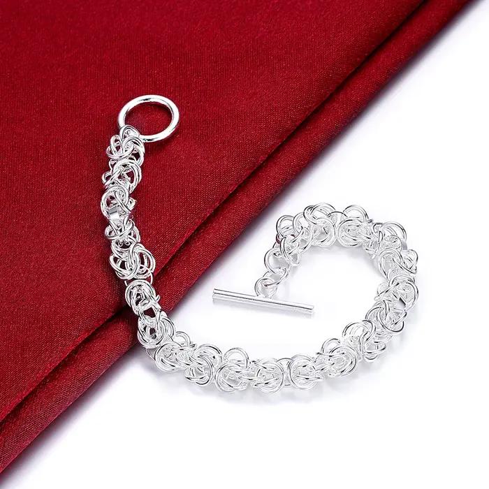 Bracelet chaîne en argent sterling 925 pour femme