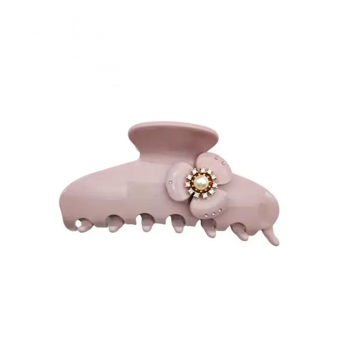 Élégante pince à cheveux florale de style parisien pour femmes et filles, bijou de cheveux fait main, accessoire ornemental