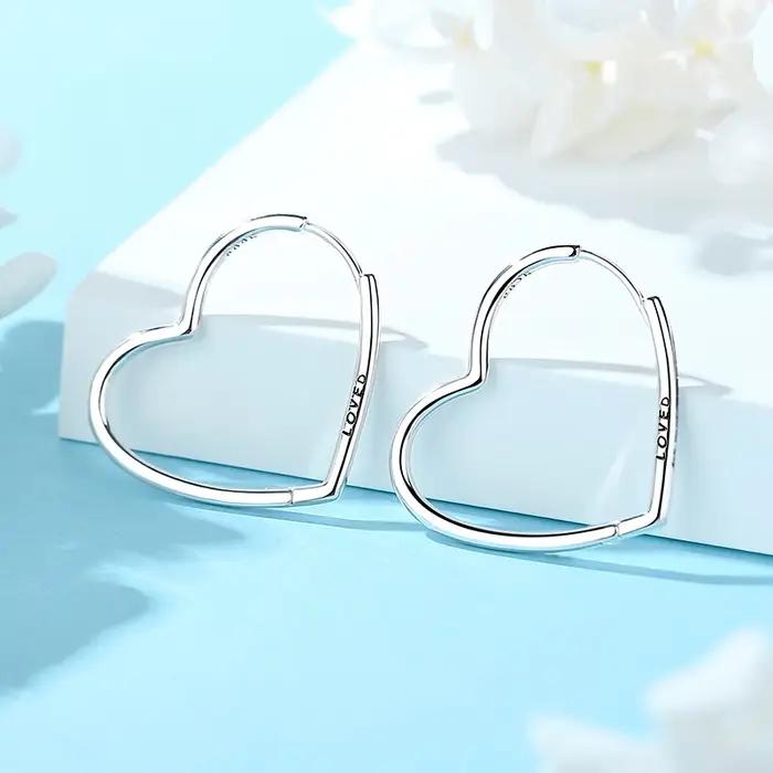 Nouvelles Boucles d'Oreilles Originales en Argent Sterling 925 pour Femmes