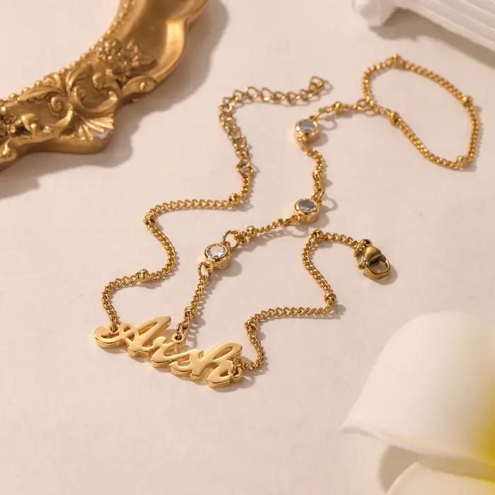 Bracelet avec nom personnalisé pour femmes