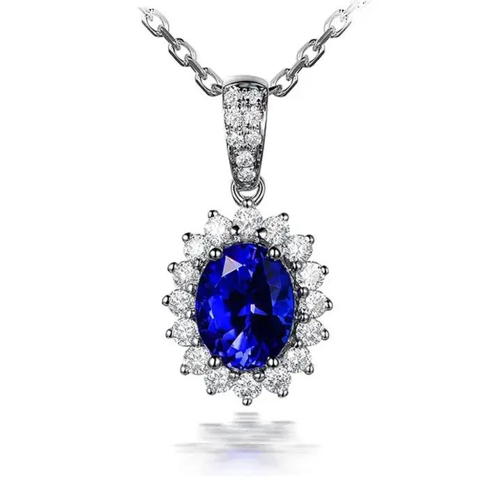Collier en argent 925 scintillant pour femme et homme