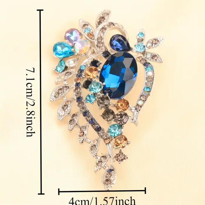 Broche de luxe baroque à motif floral ajouré pour hommes et femmes, accessoires de bijoux, cadeau de couple pour mariage, fête, vacances