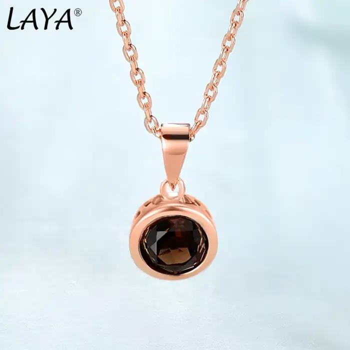 Collier pendentif en argent regardé 925 pour femme