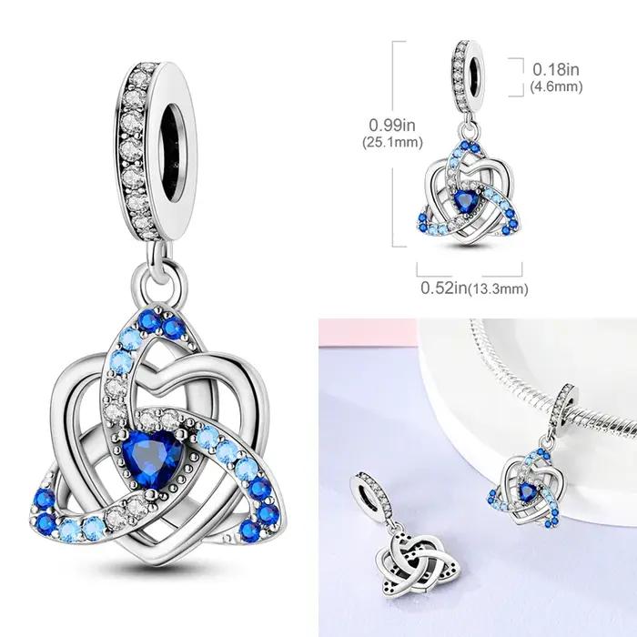 Offres spéciales 925 breloques en argent Sterling perles oeil du diable main de Fatima croix