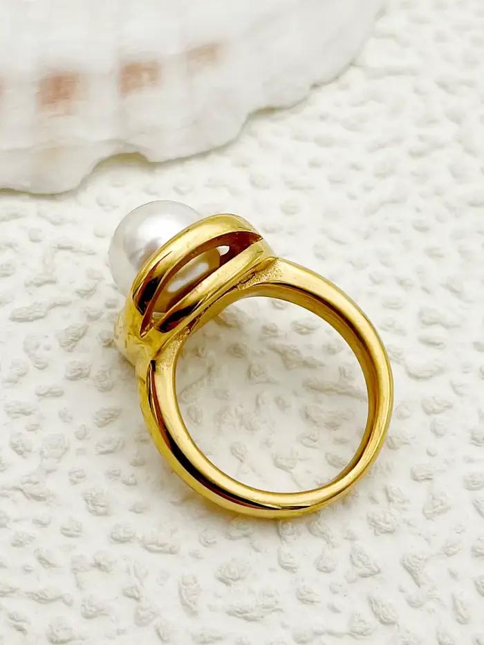 May @ RZ-Bague en perles d'acier inoxydable