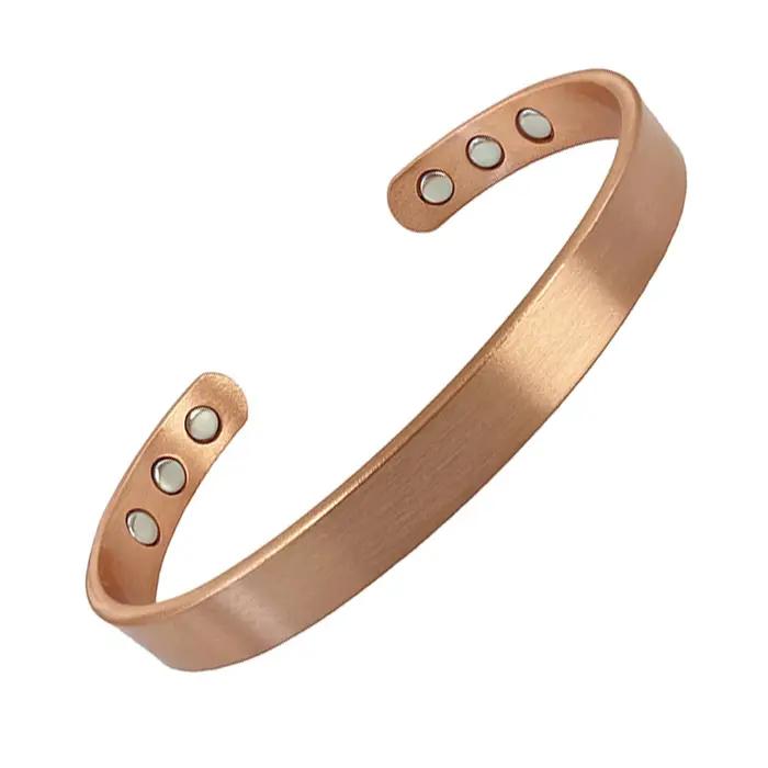 Bracelet magnétique en cuivre pur pour femmes et hommes