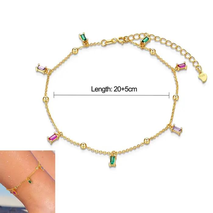 Bracelet de cheville en argent sterling 925 pour femme, motif œil porte-bonheur, style bohème, avec étoile et perles superposées, bijou de plage