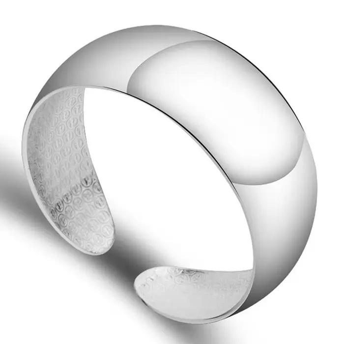 Bracelet Talisman Simple et brillant en argent 925