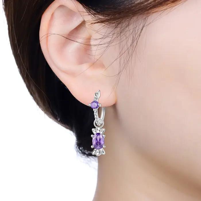 PANPOKI – boucles d'oreilles en argent Sterling 925 pour femmes