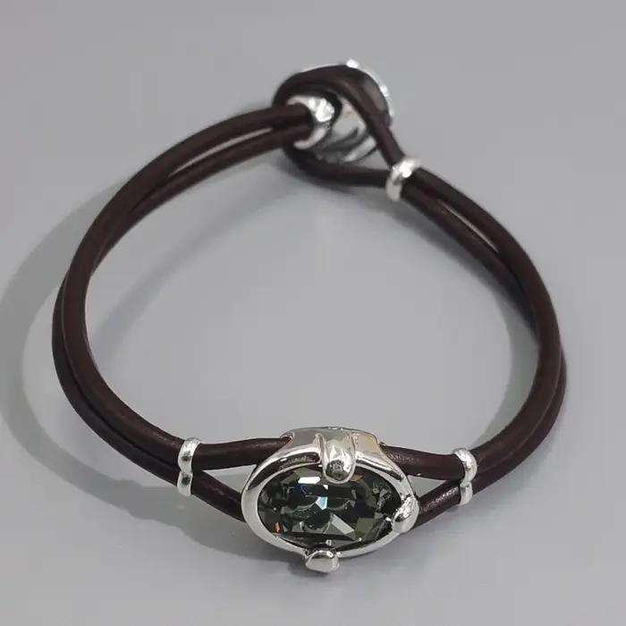 Bracelet en cristal étincelant et coloré de haute qualité