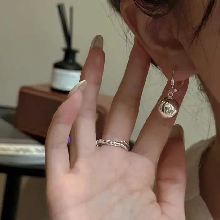 Boucles d'oreilles en argent regardé 925 pour femmes