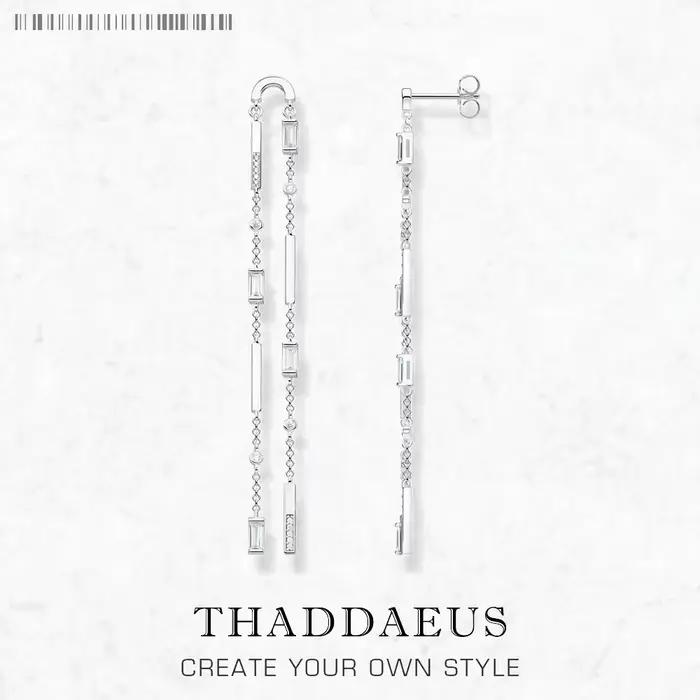 Boucles d'oreilles pierres angulaires coupe Baguette, bijoux longs et glamour pour femmes, cadeau d'