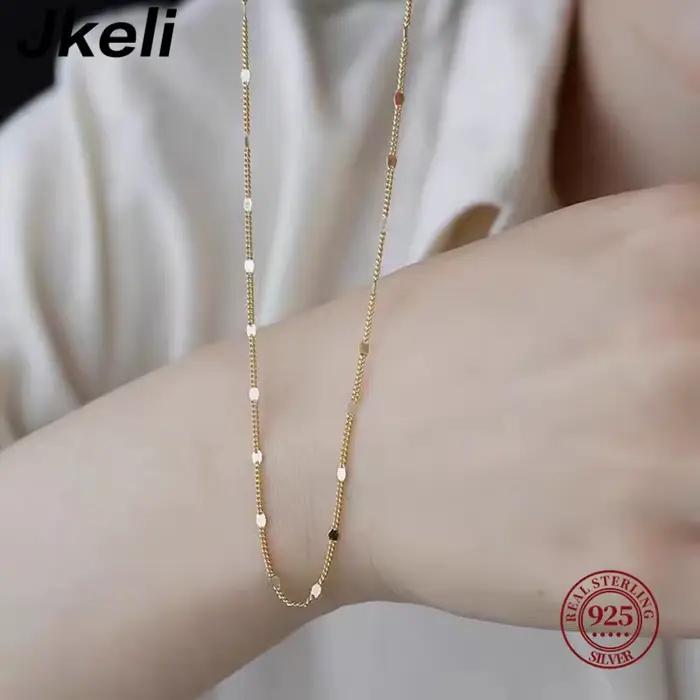 Collier en argent sterling 925 torques avec finition plaquée or k pour femmes occasions spéciales romantiques