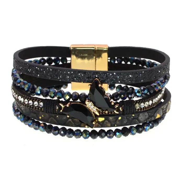 WELLMORE – bracelets en cuir bohème pour femmes