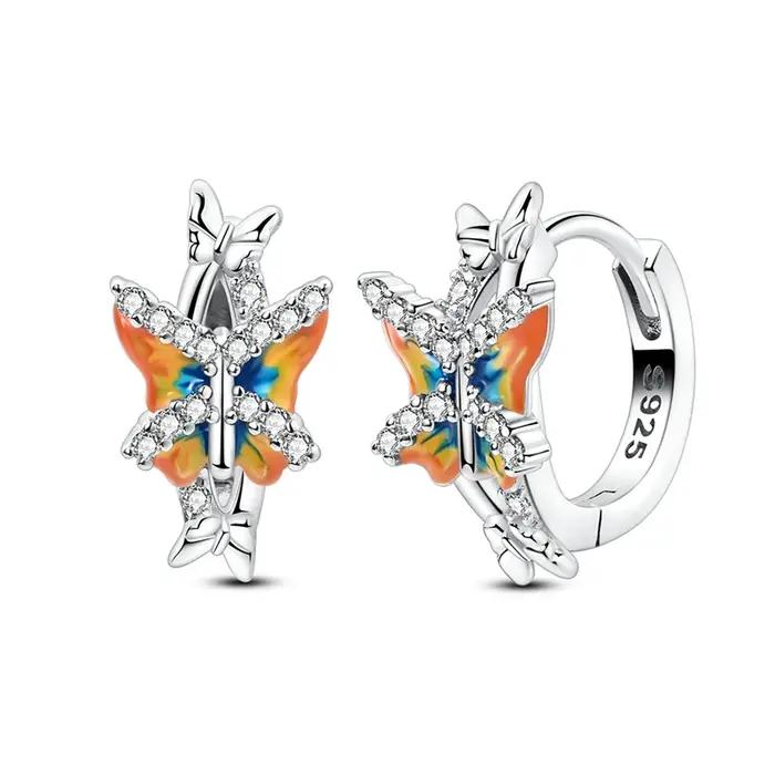 Boucles d'oreilles tortue de mer en argent Sterling 925 pour femmes